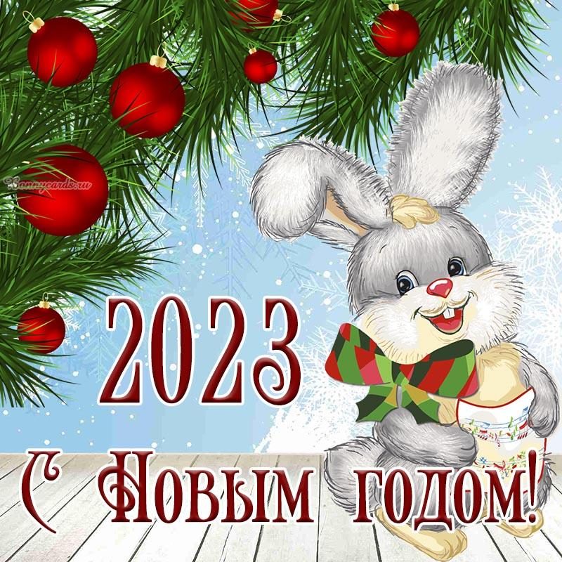 С Новым годом 2023 - стихи, проза и картинки с наступающим Новым годом Кролика — УНИАН